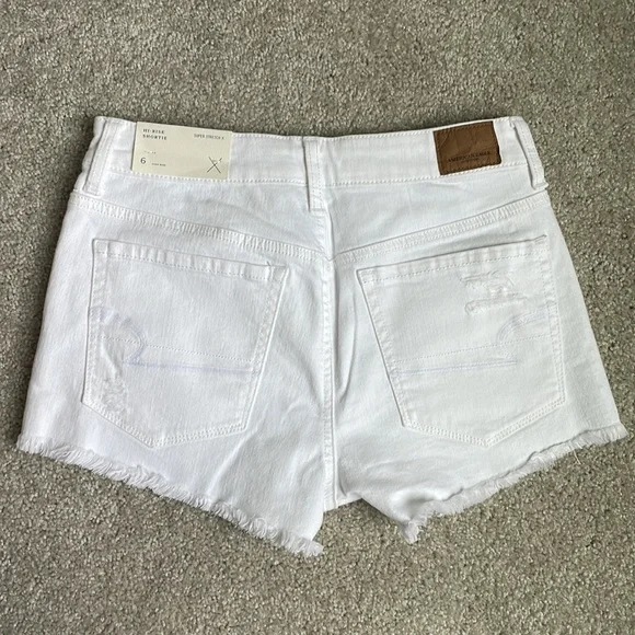 American Eagle Hi-Rise Shortie Jean Shorts - Picture 3 of 4